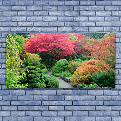 Quadro de vidro Jardim Flor Árvore Natureza