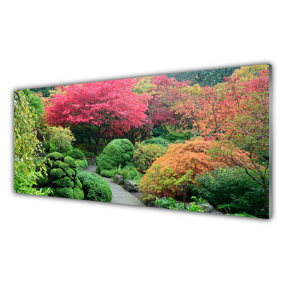 Quadro de vidro Jardim Flor Árvore Natureza