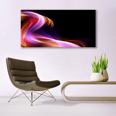 Quadro de vidro Arte Abstrata Onda