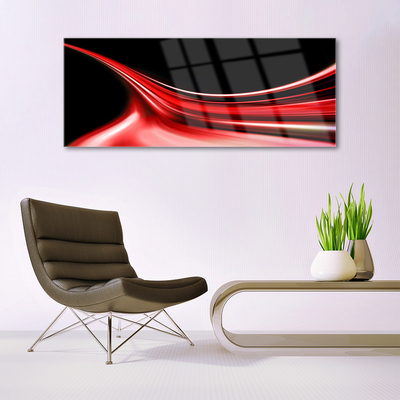 Pintura em vidro Arte de Linhas Abstratas