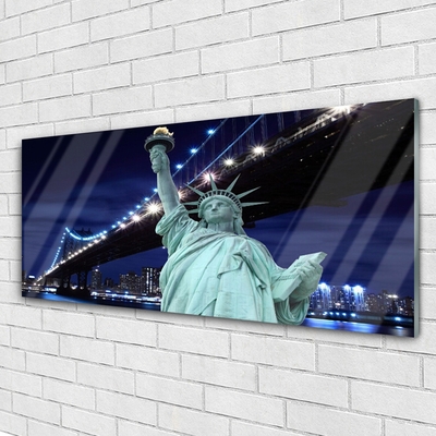 Quadro de vidro Ponte da Estátua da Liberdade