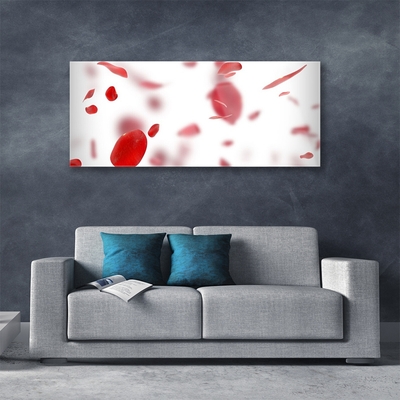 Quadro de vidro Pétalas de Rosa Natureza