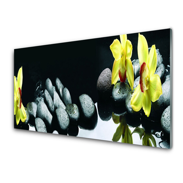 Quadro de vidro Flor de orquídea