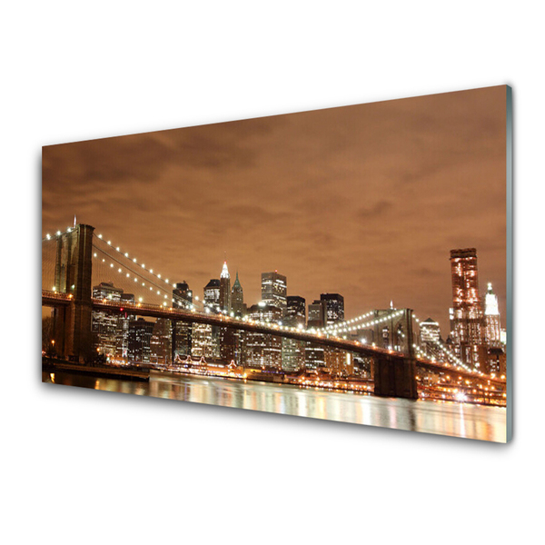 Quadro de vidro Arquitetura da Cidade da Ponte