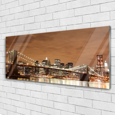 Quadro de vidro Arquitetura da Cidade da Ponte
