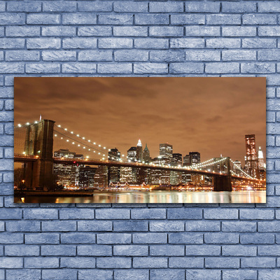 Quadro de vidro Arquitetura da Cidade da Ponte