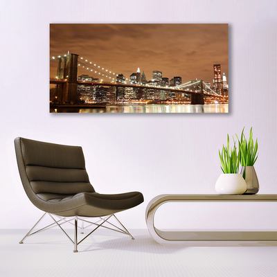 Quadro de vidro Arquitetura da Cidade da Ponte