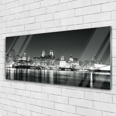 Quadro de vidro Casas de Água da Cidade