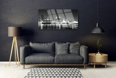 Quadro de vidro Casas de Água da Cidade