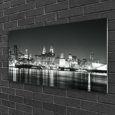 Quadro de vidro Casas de Água da Cidade