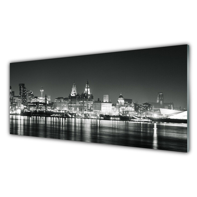 Quadro de vidro Casas de Água da Cidade