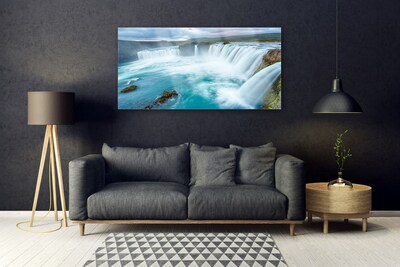 Quadro de vidro Cachoeira da Natureza