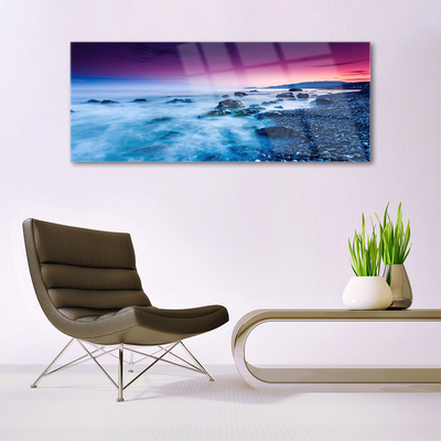 Quadro de vidro Paisagem da Praia do Oceano