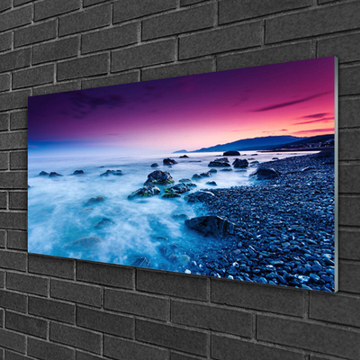 Quadro de vidro Paisagem da Praia do Oceano