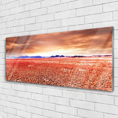 Quadro de vidro Paisagem desértica de areia