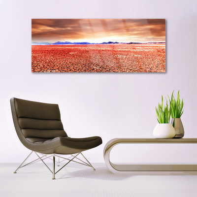 Quadro de vidro Paisagem desértica de areia