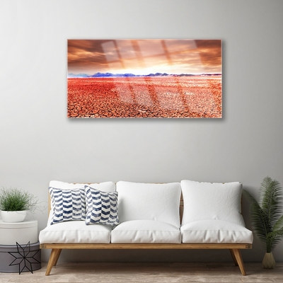Quadro de vidro Paisagem desértica de areia