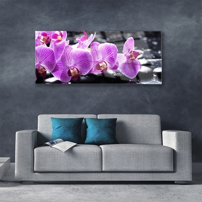 Quadro de vidro Flor na Parede