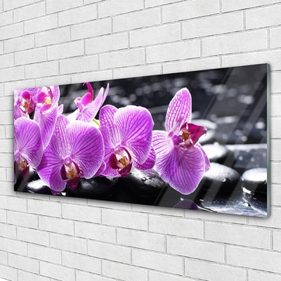Quadro de vidro Flor na Parede