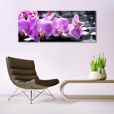 Quadro de vidro Flor na Parede