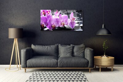 Quadro de vidro Flor na Parede