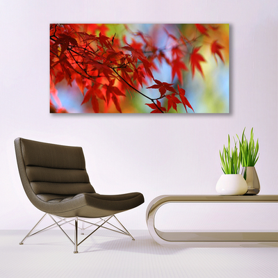 Quadro de vidro Folhas da Natureza
