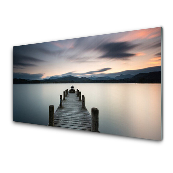 Pintura em vidro Arquitetura da Ponte Marítima