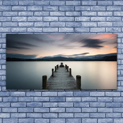 Pintura em vidro Arquitetura da Ponte Marítima