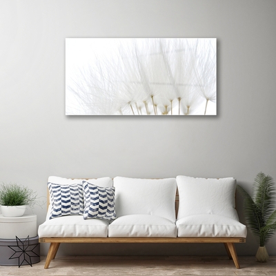 Pintura em vidro Flores na Parede