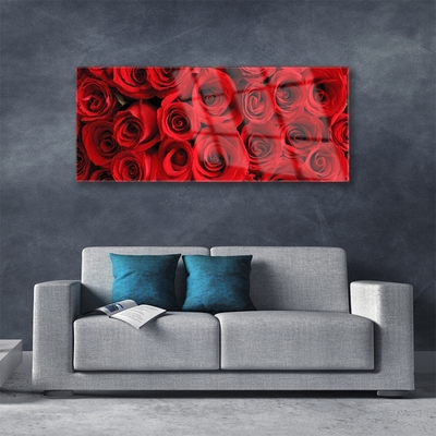 Quadro de vidro Flores de rosas