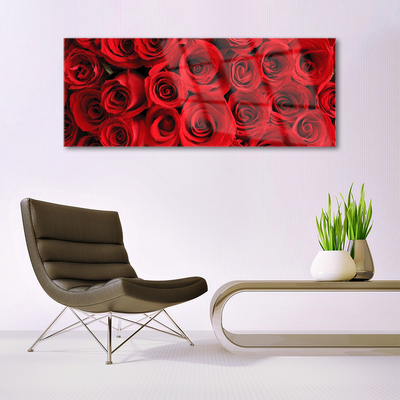 Quadro de vidro Flores de rosas