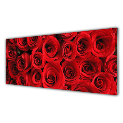 Quadro de vidro Flores de rosas