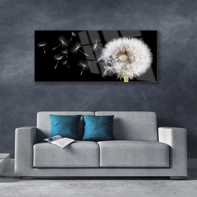 Pintura em vidro Dente-de-leão