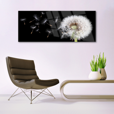 Pintura em vidro Dente-de-leão