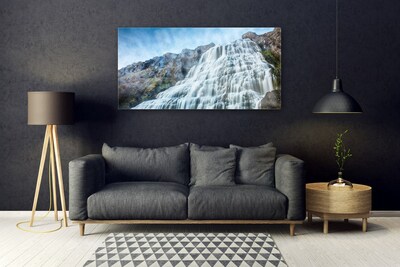 Pintura em vidro Cachoeira da Natureza