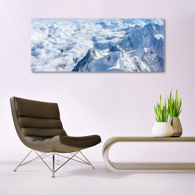 Quadro de vidro Paisagem de montanhas