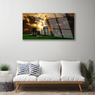 Quadro de vidro Paisagem de Pedras