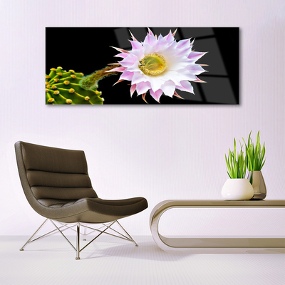 Quadro de vidro Flor na Parede