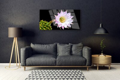 Quadro de vidro Flor na Parede