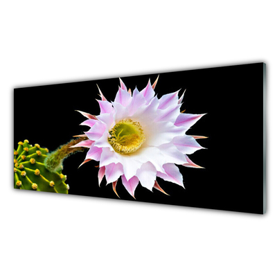Quadro de vidro Flor na Parede