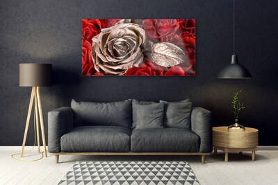 Quadro de vidro Flores de rosas