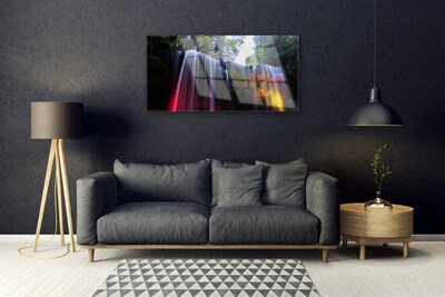 Quadro de vidro Cachoeira da Natureza