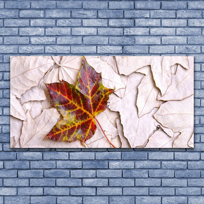 Pintura em vidro Folhas Planta