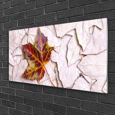 Pintura em vidro Folhas Planta