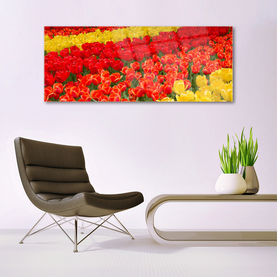 Pintura em vidro Tulipas Flores