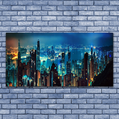 Quadro de vidro Casas da Cidade