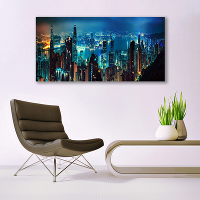 Quadro de vidro Casas da Cidade