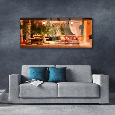 Pintura em vidro Arquitetura de Restaurantes