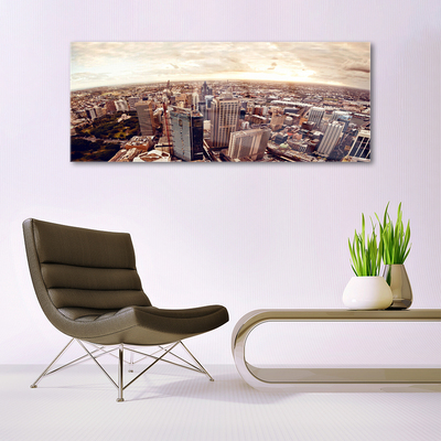 Pintura em vidro Paisagem da cidade