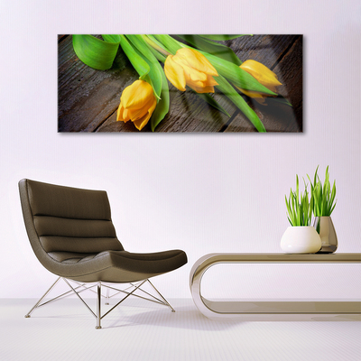 Quadro de vidro Tulipas Flores